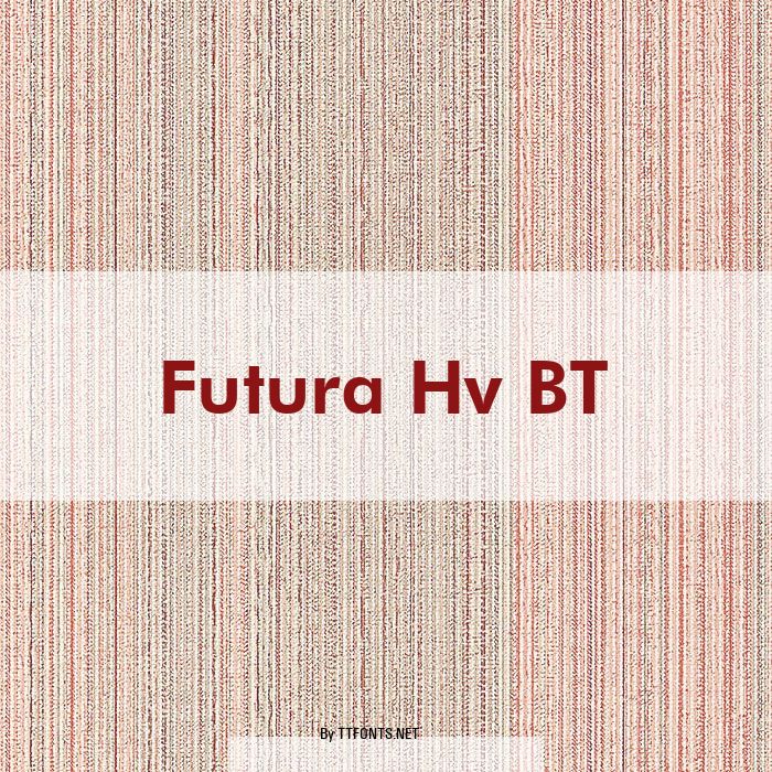 Futura Hv BT example